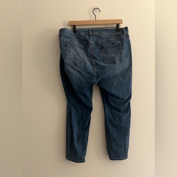 Torrid New Skinny Jeans Size 16 Medium Wash Stretch Denim Ankle Jeans - Picture 3 of 5